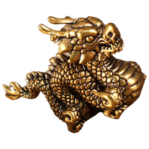 3Stk Messing Figur Chinesischer Briefbeschwerer 1
