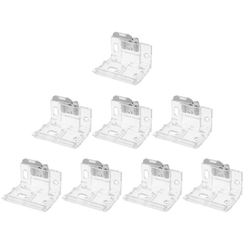 8Stück Verdunklungsrollo Halterung Mit Metallclip 1