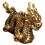 3Stk Messing Figur Chinesischer Briefbeschwerer 3