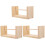 3Sets Holz Garnhalter Häkel Leicht Für Handarbeit 2