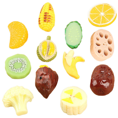 60 Unidades De Mini Y Verduras Artificiales Simuladas