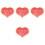 4 Juegos Madera Forma Corazón, Ideal Regalo San Valentín 5