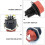 Master Isolator Para Batería De Material Duradero Rojo 9