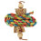 De Madera Para Loro Colgante Multicolor Para Picoteo 9