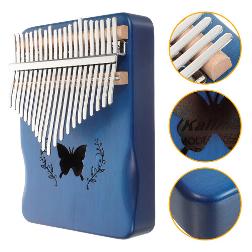 1Ensemble Mbira Clés Bleu Jeux De Doigts Ergonomique 2