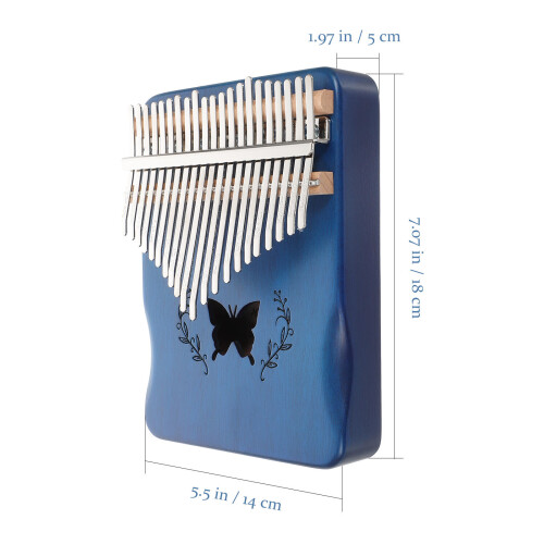 1Ensemble Mbira Clés Bleu Jeux De Doigts Ergonomique 1