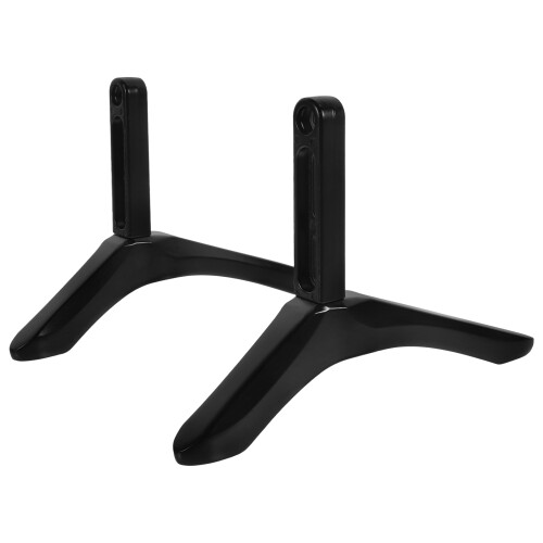4Ensembles Support TV Noir Pieds Stable Pour Téléviseur À