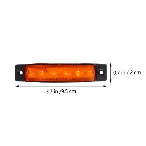 10Pz Faro Laterale Per Camion E 1
