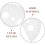 3Pièces Rapporteur Géométrique Semi- Plastique Polyvalent 8