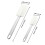 4 Pièces Spatule À Crème En Silicone Long Manche Pour 3