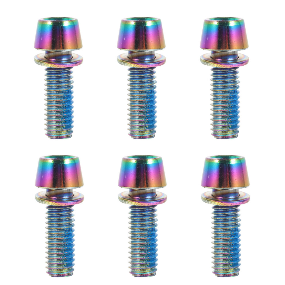 24 Pcs Bicycle Screw Titanium Alloy Riding Supplies 3601048763741