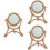 3pcs Table Rattan To Rotate Oversized 8