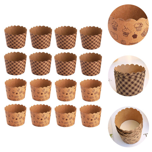 100 Unidades Copos De Para Muffin E Cupcake Para Embalar Bolo 2
