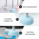 2Pcs Blue Toilet Suction Sticks Rubber ABS Home Cleaning 10