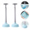 2Pcs Blue Toilet Suction Sticks Rubber ABS Home Cleaning 5