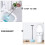 2Pcs Blue Toilet Suction Sticks Rubber ABS Home Cleaning 9