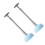 2Pcs Blue Toilet Suction Sticks Rubber ABS Home Cleaning 4