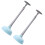 2Pcs Blue Toilet Suction Sticks Rubber ABS Home Cleaning 6