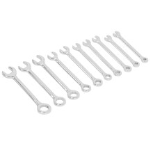 Ensemble de 10 clés à molette multifonctions avec engrenages à 72 dents, ouverture à 15, double tête