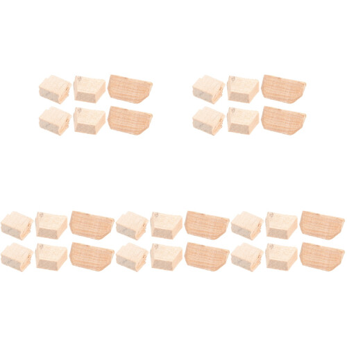 5 Pcs Violin Bow Cork Grip Silicon Accessories Half Size Wedges 2
