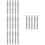 20 Pcs Binder Loose Leaf Silver Stainless Steel B5 8