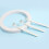 8Pz Spazzolini Confortevoli Manico Lungo Bianco Nylon 5