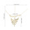 Maschera Masquerade Catena Viso Monete Dorato Decor 2