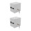 2 Pcs Electric Socket Covers Plug Lock Outdoor Electrical Outlet 3