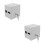 2 Pcs Electric Socket Covers Plug Lock Outdoor Electrical Outlet 5