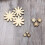 50Pz Legno A Forma Fiore Per E Nozze 2