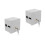 2 Pcs Electric Socket Covers Plug Lock Outdoor Electrical Outlet 2