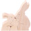 2 Set Figurine Coniglio In Legno Per 3