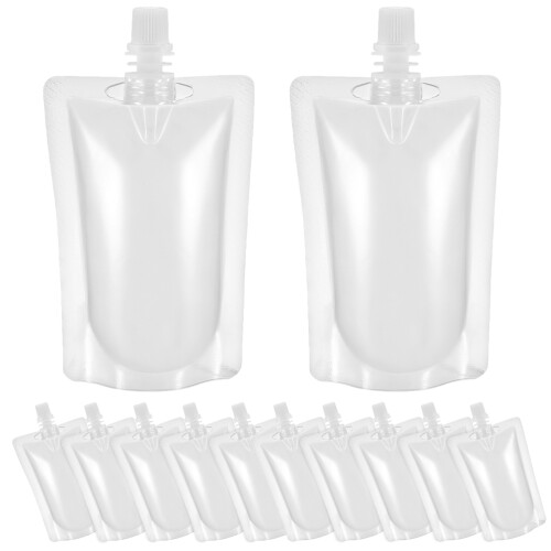 100 Pezzi Sacchetti Monouso Per Bevande Freestanding Pouch Portatili 2