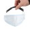 10Pz Ganci Appendimaschera Neri Materiale Resistente Uso 5
