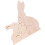 2 Set Figurine Coniglio In Legno Per 2