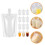 100 Pezzi Sacchetti Monouso Per Bevande Freestanding Pouch Portatili 8