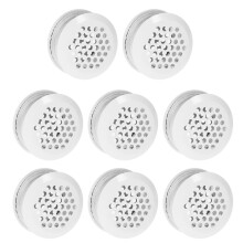 8 furos redondos aço inoxidável para ventilação de armários