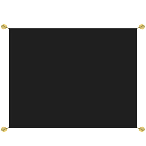 Tappetino Nero Impermeabile Per Bambini, Cuscino Disegno E Sedia 1
