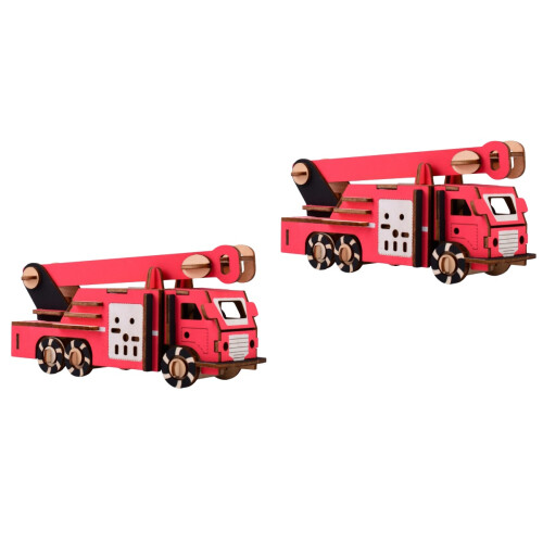 2 Unidades Kit -Cabeça 3D DIY Caminhão 2