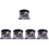 5Sets Children Black Paper 3D Spacecraft Learning Toy 6