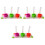 3Pz Gioco Anelli Pappagallo Colorati Sicuri Educativi Per Uccelli 3