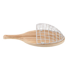 Cesto Appeso A In Legno E Ferro Stile