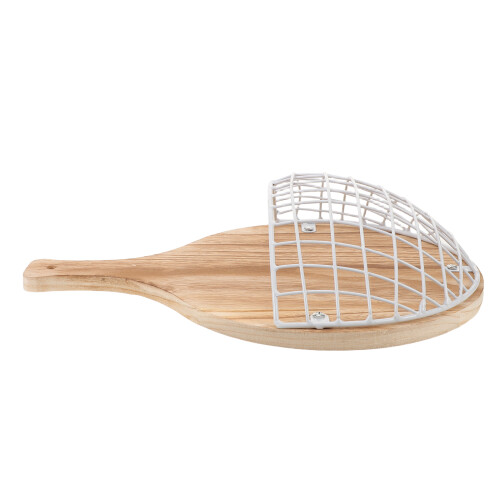 Cesto Appeso A In Legno E Ferro Stile