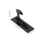 1Paio Porta Spada in Acrilico Nero Montato A Per 3