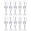10Pz Flacone Lip Gloss Trasparente Design Calice 1