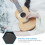 6Pz Protettive Per Ukulele Autoadesive in PVC Trasparente 6