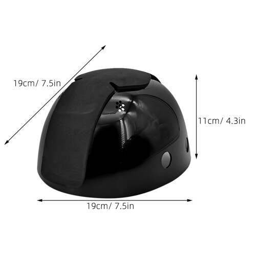 Inserti Casco Baseball Nero ABS Antiurto E Resistente 2