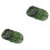 2Pz Rete Pesca Portatile Verde Con Fissaggio 5