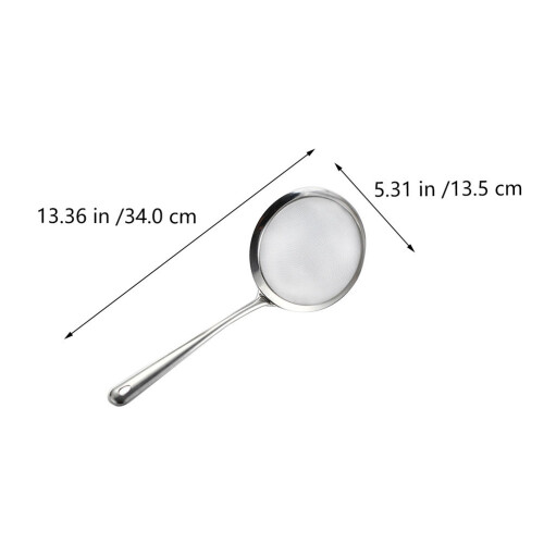 2 Pezzi Colatori In Acciaio Per Noodle E Tè 1