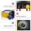 conjunto manômetro a/c 4 vias compatível r134a r410a r32 10